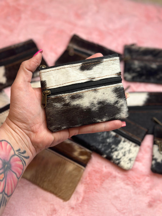 Small Cowhide Coin Purse