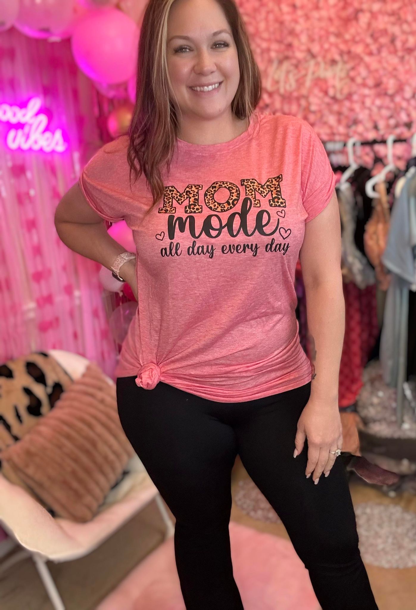 Mom Mode Universal Tee/Moo Moo